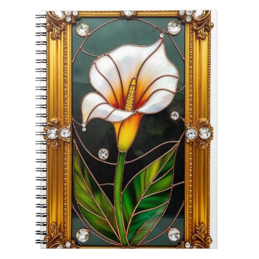 Elegantes Kunstgewerbe Notizblock (Vorderseite)