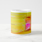 Elegantes künstlerisches Dunkles Winternachtsgemäl Jumbo-Tasse (Vorderseite)