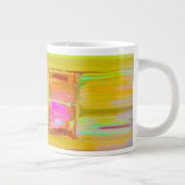 Elegantes künstlerisches Dunkles Winternachtsgemäl Jumbo-Tasse (Rechts)