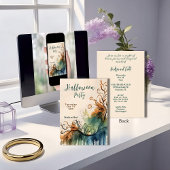 Elegantes künstlerisches Halloween-Party Einladung