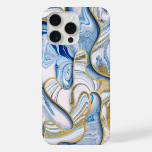Elegantes Kupfer Mädchenhaftes Roségold-Marmor iPhone 15 Pro Max Hülle