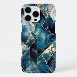 Elegantes Kupfer   Weiblich Opulenter Teal Gold Ge iPhone 16 Pro Max Hülle