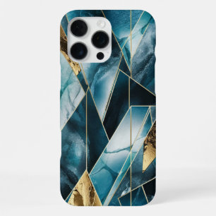 Elegantes Kupfer   Weibliche opulente Türkisgold-C iPhone 16 Pro Max Hülle