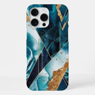 Elegantes Kupfer Weibliche opulente Türkisgold-C iPhone 16 Pro Max Hülle