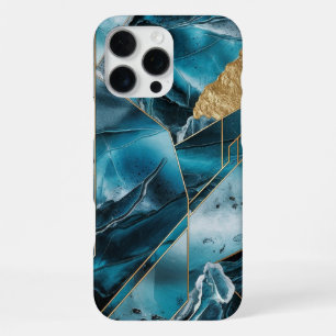 Elegantes Kupfer Weibliche opulente Türkisgold-C iPhone 16 Pro Max Hülle