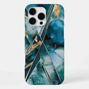 Elegantes Kupfer Weibliche opulente Türkisgold-C iPhone 16 Pro Max Hülle