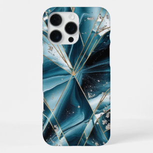 Elegantes Kupfer   Weibliche opulente Türkisgoldge iPhone 16 Pro Max Hülle