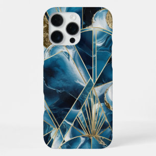 Elegantes Kupfer   Weibliche opulente Türkisgoldge iPhone 16 Pro Max Hülle