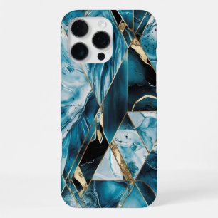 Elegantes Kupfer Weibliche opulente Türkisgoldge iPhone 16 Pro Max Hülle