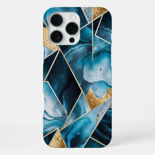 Elegantes Kupfer   Weibliche opulente Türkisgoldge iPhone 16 Pro Max Hülle