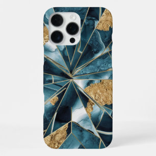 Elegantes Kupfer Weibliche opulente Türkisgoldge iPhone 16 Pro Max Hülle