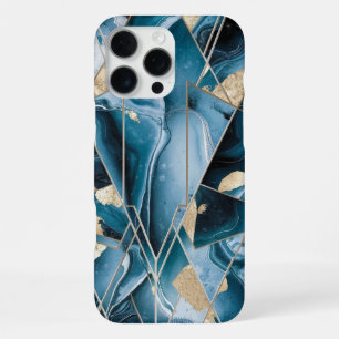 Elegantes Kupfer Weibliche opulente Türkisgoldge iPhone 16 Pro Max Hülle