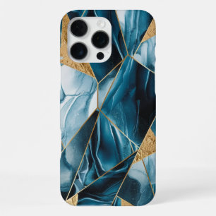 Elegantes Kupfer   Weibliche opulente Türkisgoldge iPhone 16 Pro Max Hülle