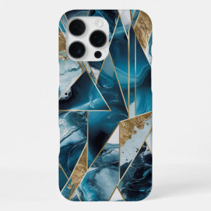 Elegantes Kupfer Weibliche opulente Türkisgoldge iPhone 16 Pro Max Hülle