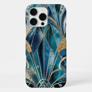 Elegantes Kupfer Weibliche opulente Türkisgoldge iPhone 16 Pro Max Hülle