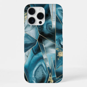 Elegantes Kupfer Weibliches Opulentes Teal Gold iPhone 16 Pro Max Hülle