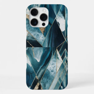 Elegantes Kupfer Weibliches Opulentes Teal Gold iPhone 16 Pro Max Hülle