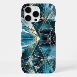Elegantes Kupfer Weibliches Opulentes Teal Gold iPhone 16 Pro Max Hülle