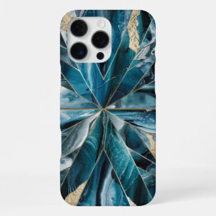 Elegantes Kupfer   Weibliches Opulentes Teal Gold iPhone 16 Pro Max Hülle