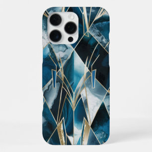 Elegantes Kupfer Weibliches Opulentes Teal Gold iPhone 16 Pro Max Hülle