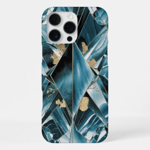 Elegantes Kupfer Weibliches Opulentes Teal Gold iPhone 16 Pro Max Hülle