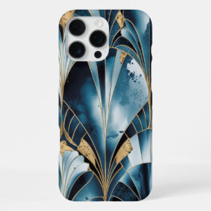 Elegantes Kupfer Weibliches Opulentes Teal Gold iPhone 16 Pro Max Hülle