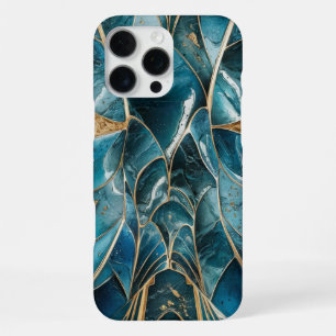 Elegantes Kupfer   Weibliches Opulentes Teal Gold iPhone 16 Pro Max Hülle