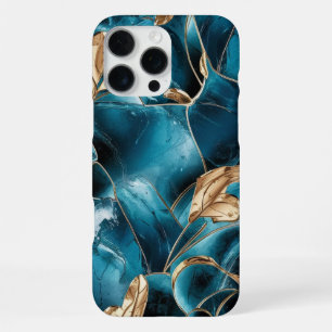 Elegantes Kupfer   Weibliches Opulentes Türkis Gol iPhone 16 Pro Max Hülle