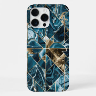 Elegantes Kupfer Weibliches Opulentes Türkis Gol iPhone 16 Pro Max Hülle