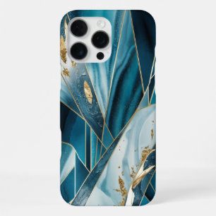Elegantes Kupfer Weibliches Opulentes Türkis Gol iPhone 16 Pro Max Hülle