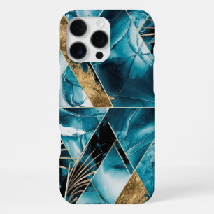 Elegantes Kupfer   Weibliches Opulentes Türkis Gol iPhone 16 Pro Max Hülle