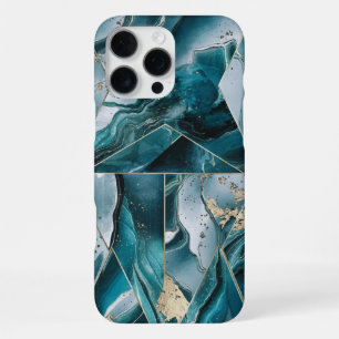 Elegantes Kupfer   Weibliches Opulentes Türkisgold iPhone 16 Pro Max Hülle