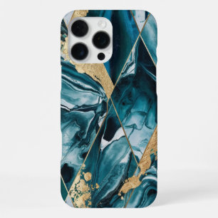 Elegantes Kupfer Weibliches Opulentes Türkisgold iPhone 16 Pro Max Hülle