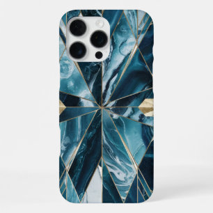 Elegantes Kupfer Weibliches Üppiges Türkis Gold iPhone 16 Pro Max Hülle