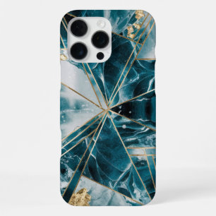Elegantes Kupfer Weibliches Üppiges Türkis Gold iPhone 16 Pro Max Hülle