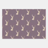 Elegantes Kupfergold Weihnachtsmuster Geschenkpapier Set (Vorderseite 2)