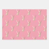 Elegantes Kupfergold Weihnachtsmuster Geschenkpapier Set (Vorderseite)