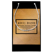 Elegantes Kupferkrümelunternehmen V4 Kleine Geschenktüte (Rückseite)