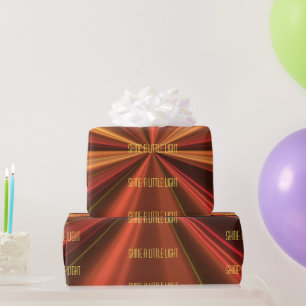 Elegantes Kupfermetallic-Muster Schönes, stilvolle Geschenkpapier