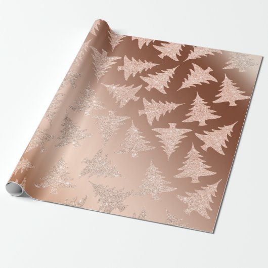 Elegantes kupfernes geschenkpapier (Ungerollt)