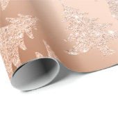 Elegantes kupfernes geschenkpapier (Rolleneckpunkt)