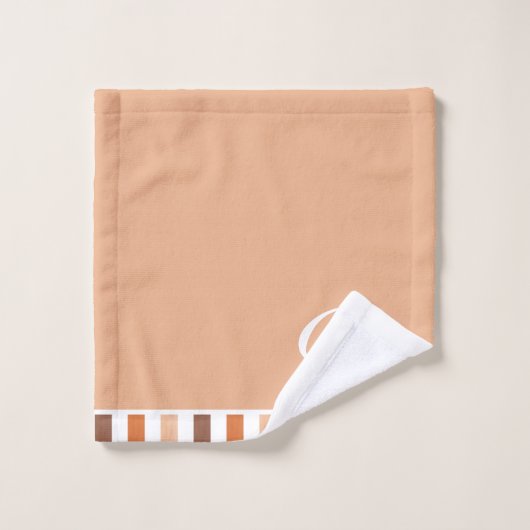 Elegantes Kürbispampas-Gras Personalisiert Badhandtuch Set (Waschlappen)