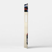 ELEGANTES LADY FLORAL DRUCK MIT SCHWARZ-WEISSEN BL Case-Mate iPhone HÜLLE (Rückseite / Rechts)