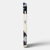 ELEGANTES LADY FLORAL DRUCK MIT SCHWARZ-WEISSEN BL Case-Mate iPhone HÜLLE (Rückseite / Links)