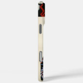 ELEGANTES LADY FLORAL DRUCK MIT SCHWARZ-WEISSEN BL Case-Mate iPhone HÜLLE (Rückseite / Rechts)