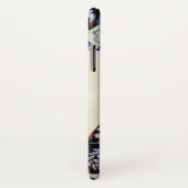 ELEGANTES LADY FLORAL DRUCK MIT SCHWARZ-WEISSEN BL Case-Mate iPhone HÜLLE (Hinten/Rechts)