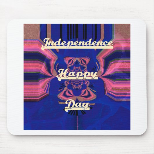 Elegantes Lady Portrait: Ein buntes Kunstwerk Mousepad (Vorne)