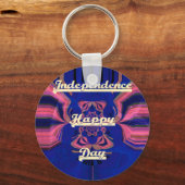 Elegantes Lady Portrait: Ein buntes Kunstwerk Schlüsselanhänger (Vorderseite)