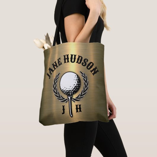 Elegantes Ladys Monogram Golf Design Tasche (Von Nahem)