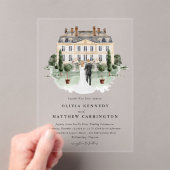 Elegantes Landgut | Einladung zur Hochzeitsfeier (Insitu (Handheld))